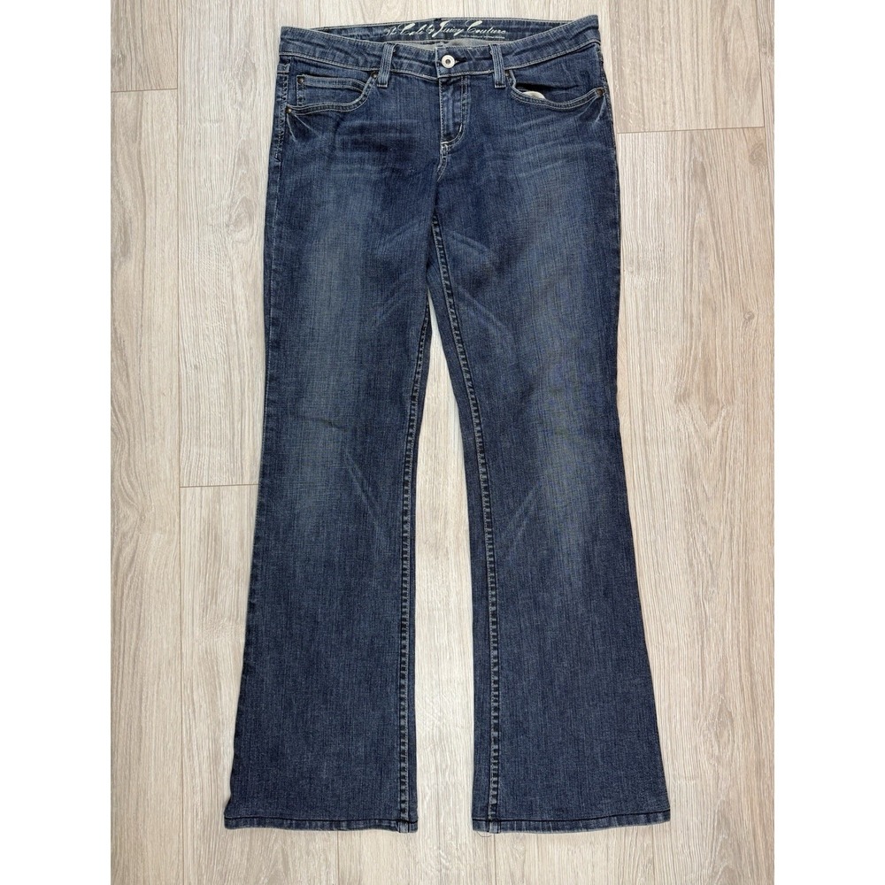 Juicy Couture Women's Cali Boot Cut Vintage Y2K Dark Wash Jeans Size 30x32